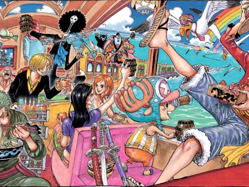 One Piece Manga Chapter 992 : Remnants – The Akazaya Nine v Kaido